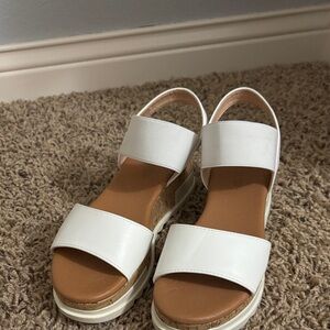 Elegant White Women's Sandals